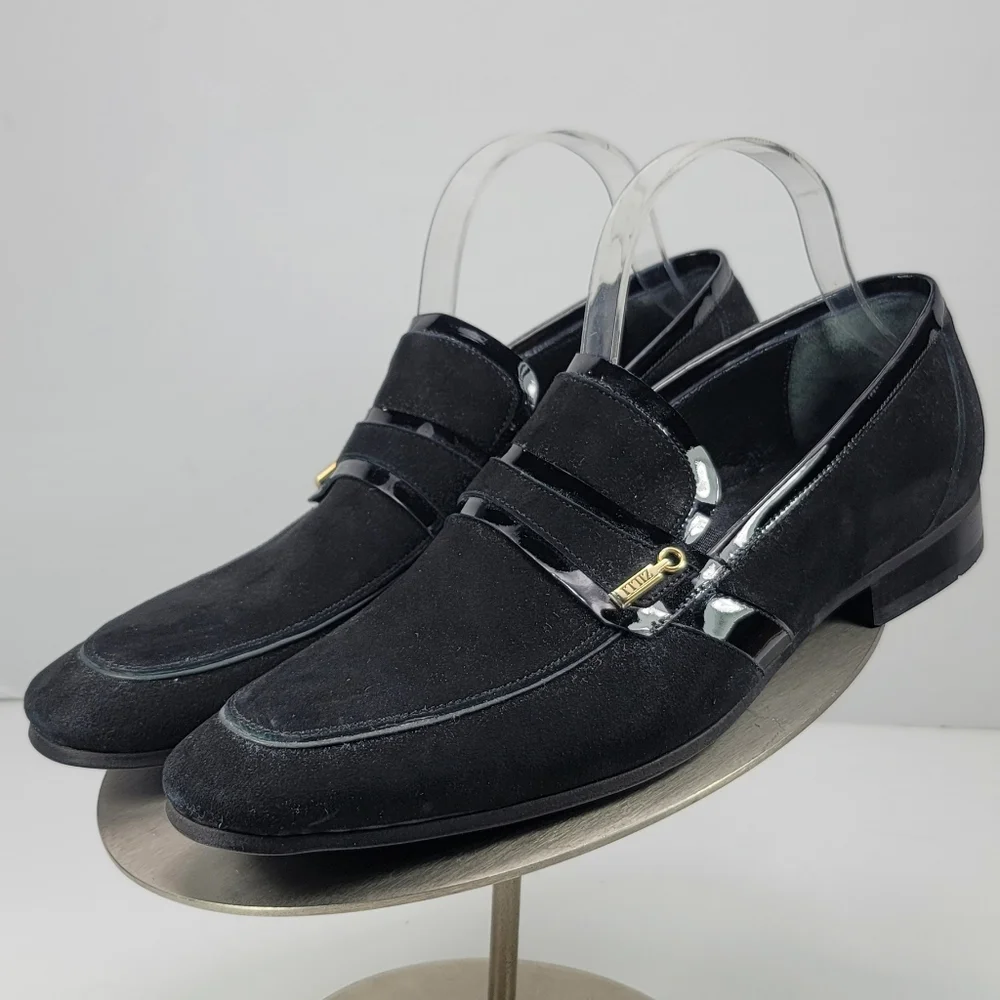 👞👞👞Zilli Elegant Velvet Slip-On Loafers - A Must Have - Picture 2 of 9